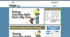 Desktop Screenshot of bigboymoving.com